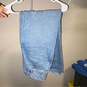 Abercrombie & Fitch Curve Love High Rise 90s Relaxed Jeans